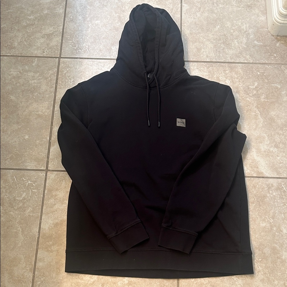 Boss by Hugo Boss Black Hoodie for Men 3XL